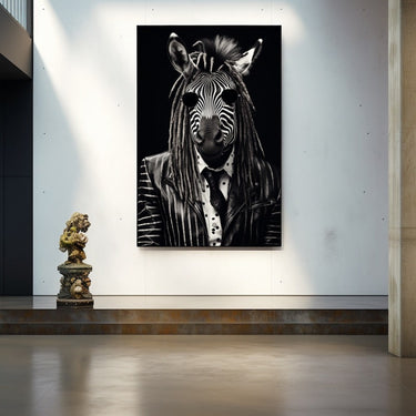 Funny Zebra Painting